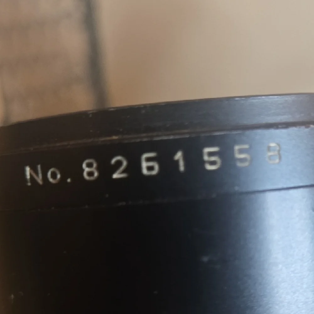 Source Unknown Black Camera Lens with Case